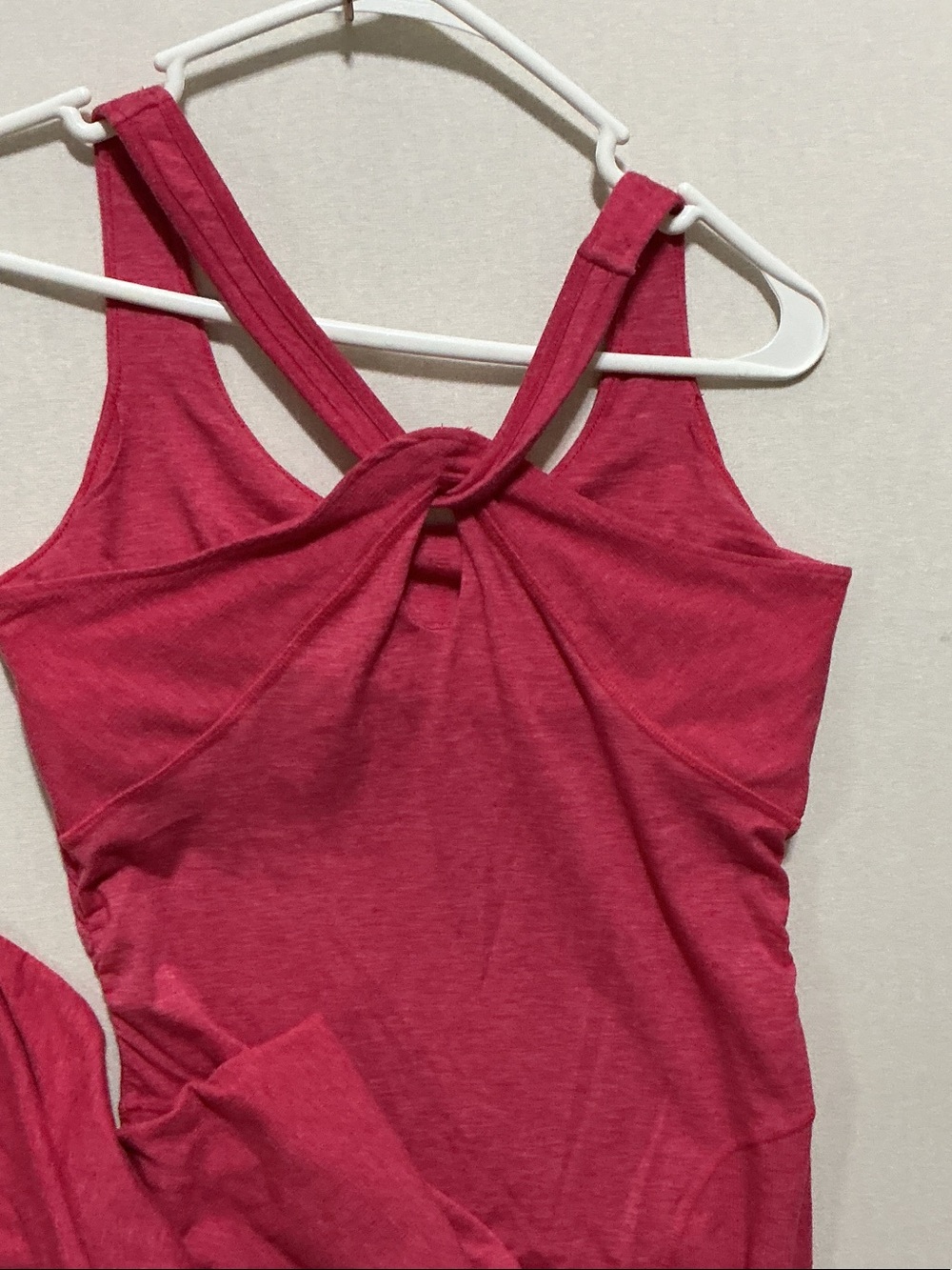 Athleta Raspberry Pink Cross-Back Tank Chemise - Picture 6 of 7